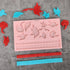 Silicone Mixed Flowers Border Mould