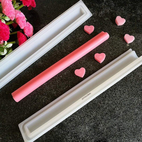 Silicone Heart Tube Column Embeds Mould