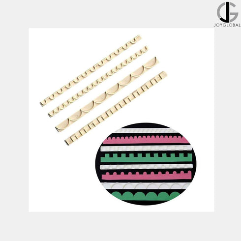 4 Piece/Set Wavy Borders Cutter