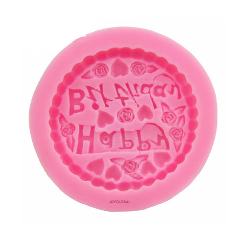 Silicone Designer Happy Birthday Mould