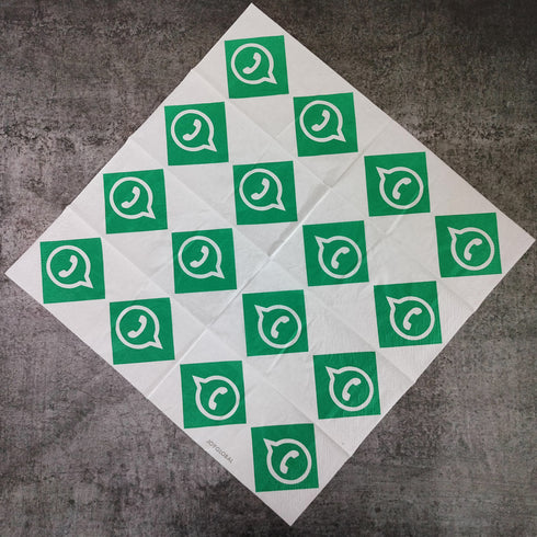 Whatsapp Logo Paper Tissue