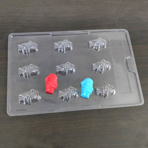 Cacao Santa Shape Christmas PVC Mould - 12 Grams