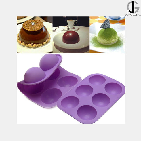 Silicone Half Sphere Soap Mould - 40 Grams