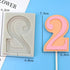 Versatile Silicone Two Number Mould for Baking & Crafts