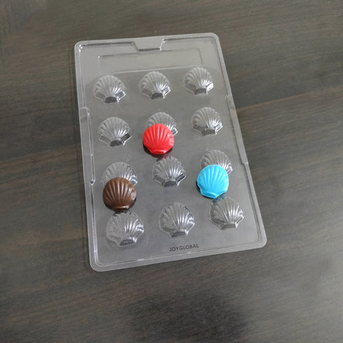 Cacao Shell Shape PVC Mould - 8 Grams