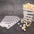 Paper Popcorn Silver Box - Straight Lines (Set of 6 Pieces)