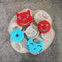 Silicone Kitty Cat Winnie the Pooh Smiley Donut Mould
