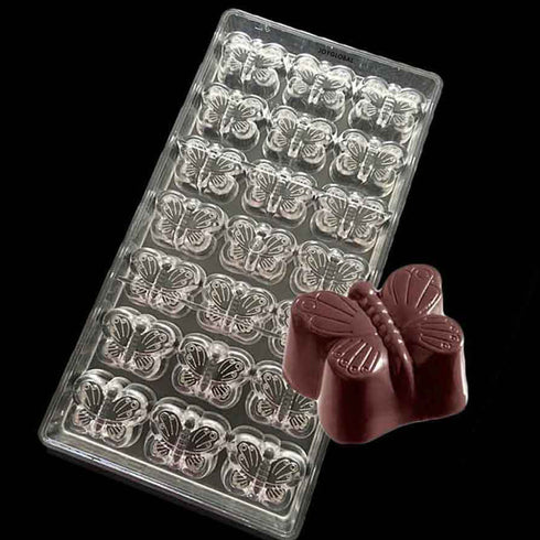 Polycarbonate Butterfly Shape Mould - 12 Grams