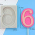 Silicone Number Mould for Baking - Six Number Shape