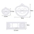 Plastic 3 Piece/Set Princess Tiara Cutter