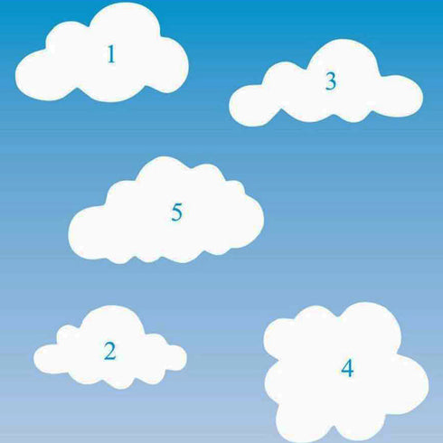 Fluffy Cloud Cutter - 5 Piece/Set