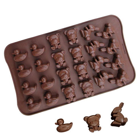 Silicone Mixed Animal Chocolate Mould