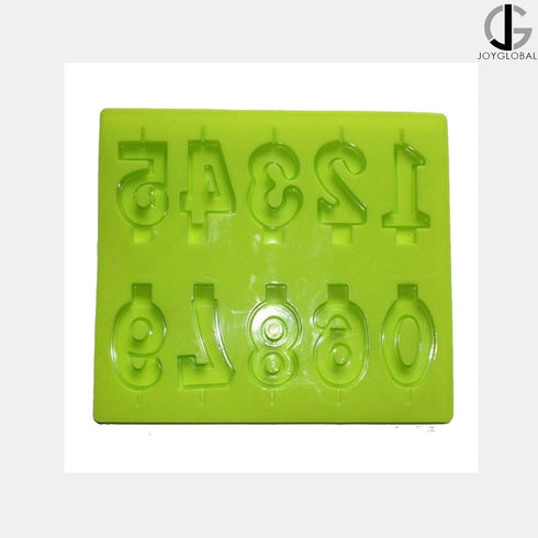 Silicone Numbers (0-9) Candle Mould
