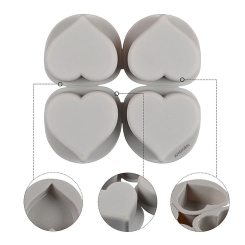 Silicone Heart Mould - 90 Grams