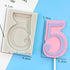 Silicone Number Mould for Baking - Flexible Five (5) Shape