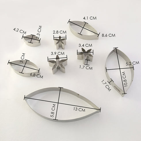 Stainless Steel Cake Cutters Set for Elegant Cake Decor