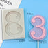 Silicone Numeral Mold for Effortless Baking Creations