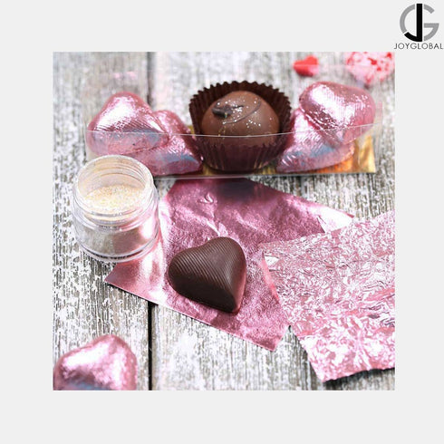 Aluminium Chocolate Wrappers - Pink