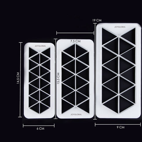 3 Piece/Set Triangle Multi Cutter