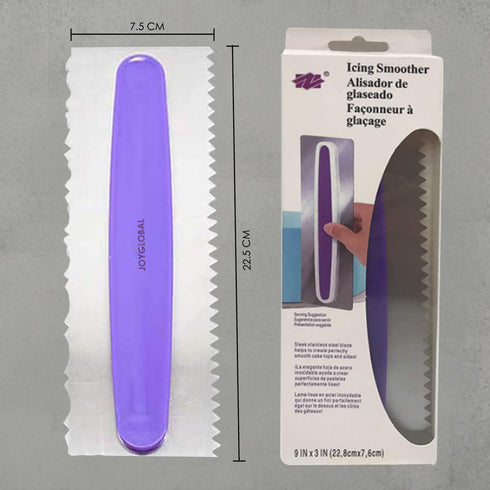Stainless Steel Icing Smoother - Design 4