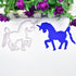 Plastic 2 Piece Set Unicorn Cutter