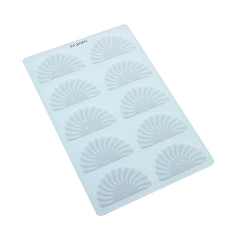 Silicone Half Circle Fan Chocolate Garnishing Mould