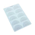 Silicone Half Circle Fan Chocolate Garnishing Mould
