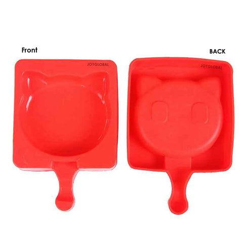 Silicone Cat Face Popsicle Cakesicle Mould