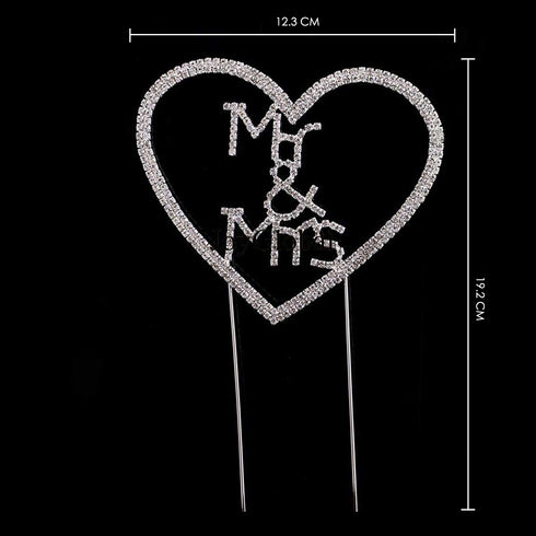 Mr and Mrs Cake Topper