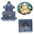 Cacao 3D Taj Mahal Plastic Chocolate Mould With Clips - 5 x 5 x 5 Inch