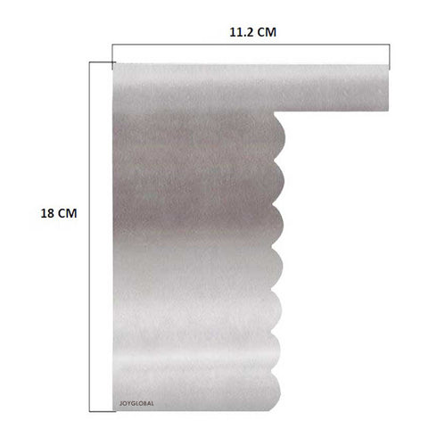 Flower Scalloped Shape Cake Scraper