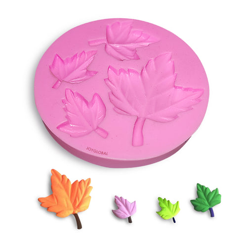 Silicone Leaf Mould - 4 Cavity