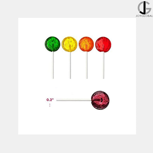 JoyGlobal Plastic Lollipop Sticks - 6 Inch