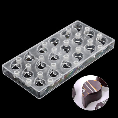 Polycarbonate Magnetic Droplet Shape Mould - 8 Grams