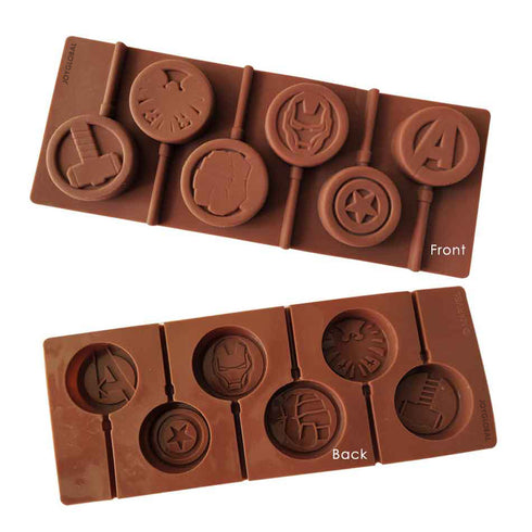 Silicone Superhero Lollipop Mould