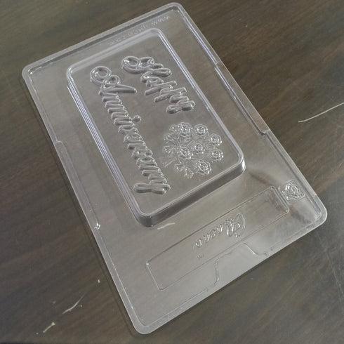 Cacao Happy Anniversary Theme PVC Chocolate Mould
