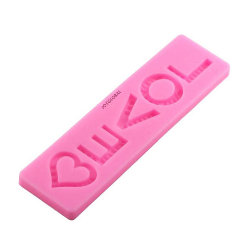 Silicone Love With Heart Mould
