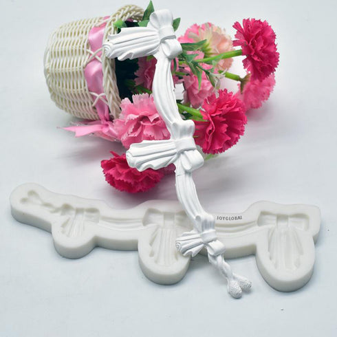 Silicone Ribbon Border Fondant Mould