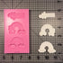 Silicone Rainbow And Cloud Mould