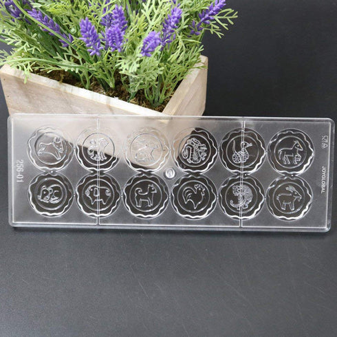 Polycarbonate Animals Chocolate Mould - 8 Grams
