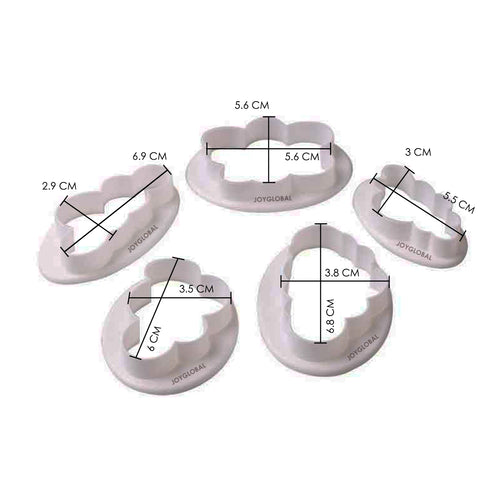 Fluffy Cloud Cutter - 5 Piece/Set