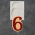 Silicone Number Mould for Baking - Six Number Shape