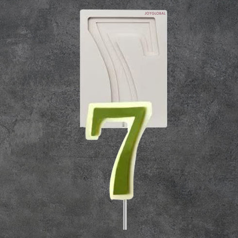 Silicone Number 7 Mould for Baking: Easy Shape Release Mould