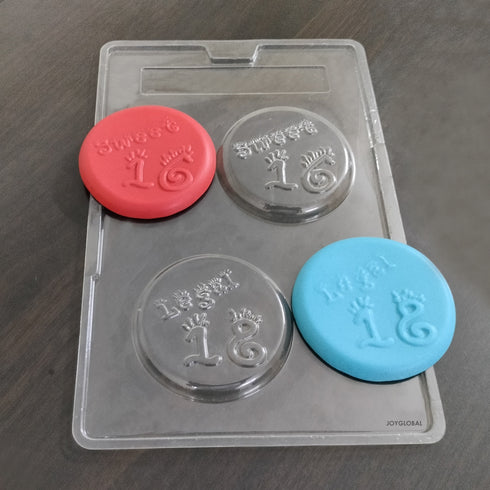 Cacao Sweet 16 and Legal 18 PVC Chocolate Mould