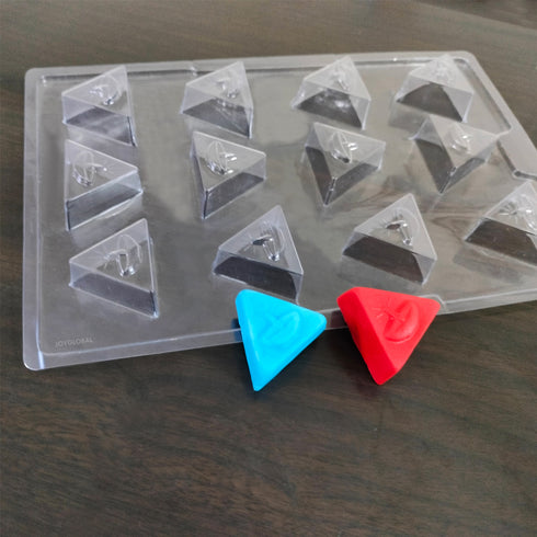 Cacao Happy Diwali Diya Triangle Shape PVC Mould