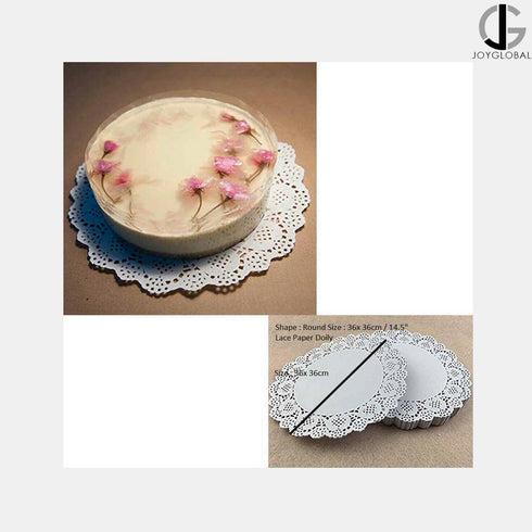 JoyGlobal Lace Paper Doilies Liner-14.5 inch