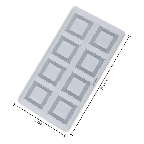 Silicone Curved Square Garnishing Mould