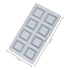 Silicone Curved Square Garnishing Mould