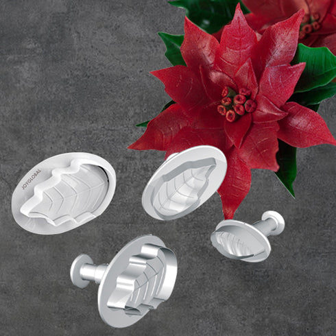 Poinsettia Leaf Plunger Cutters