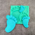Silicone Human Feet Mould - 3 Cavity